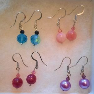 Earrings 4 pair